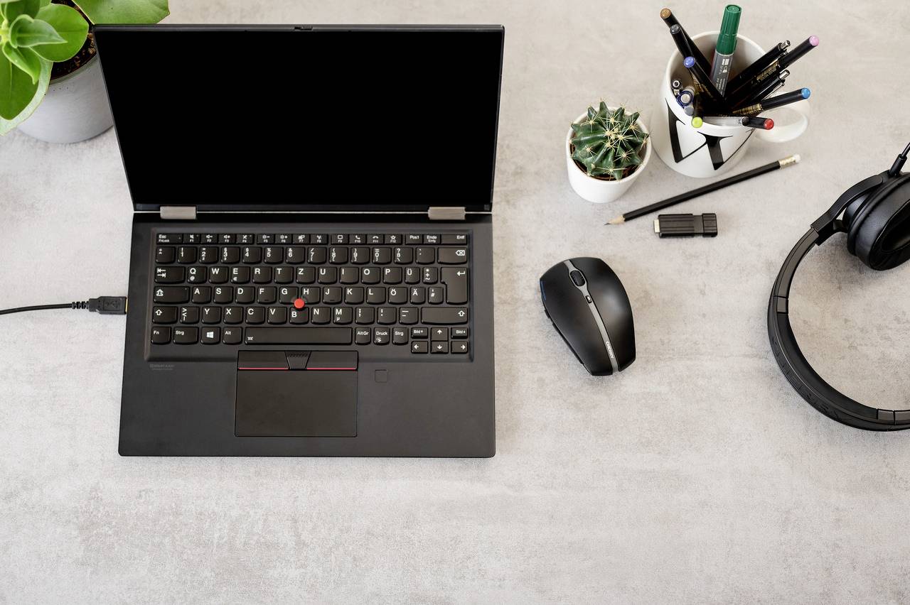 CHERRY GENTIX BT Maus Bluetooth® Optisch Schwarz 7 Tasten 1000 dpi, 2000 dpi