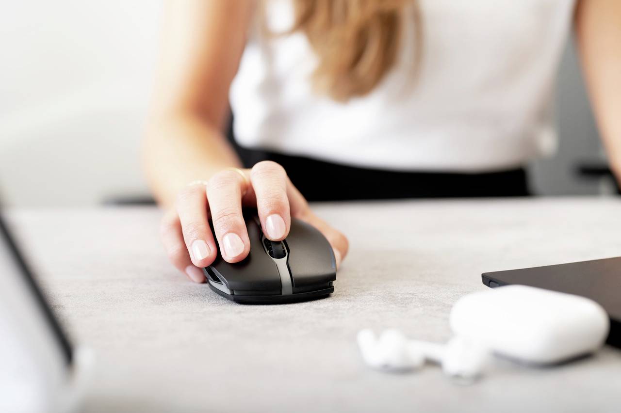 CHERRY GENTIX BT Maus Bluetooth® Optisch Schwarz 7 Tasten 1000 dpi, 2000 dpi