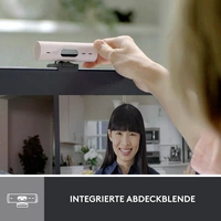 Logitech Brio 500 Full HD-Webcam Klemm-Halterung, Stereo-Mikrofon, Integrierte Abdeckblende Logitech Brio 500 Full HD-Webcam Klemm-Halterung, Stereo-Mikrofon, Integrierte Abdeckblende
