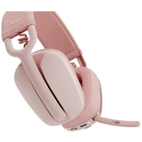 Logitech ZONE VIBE 100 Over Ear Headset Bluetooth® Stereo Rose Mikrofon-Rauschunterdrückung, Noise Cancelling Lautstärkeregelung Logitech ZONE VIBE 100 Over Ear Headset Bluetooth® Stereo Rose Mikrofon-Rauschunterdrückung, Noise Cancelling Lautstärkeregelung