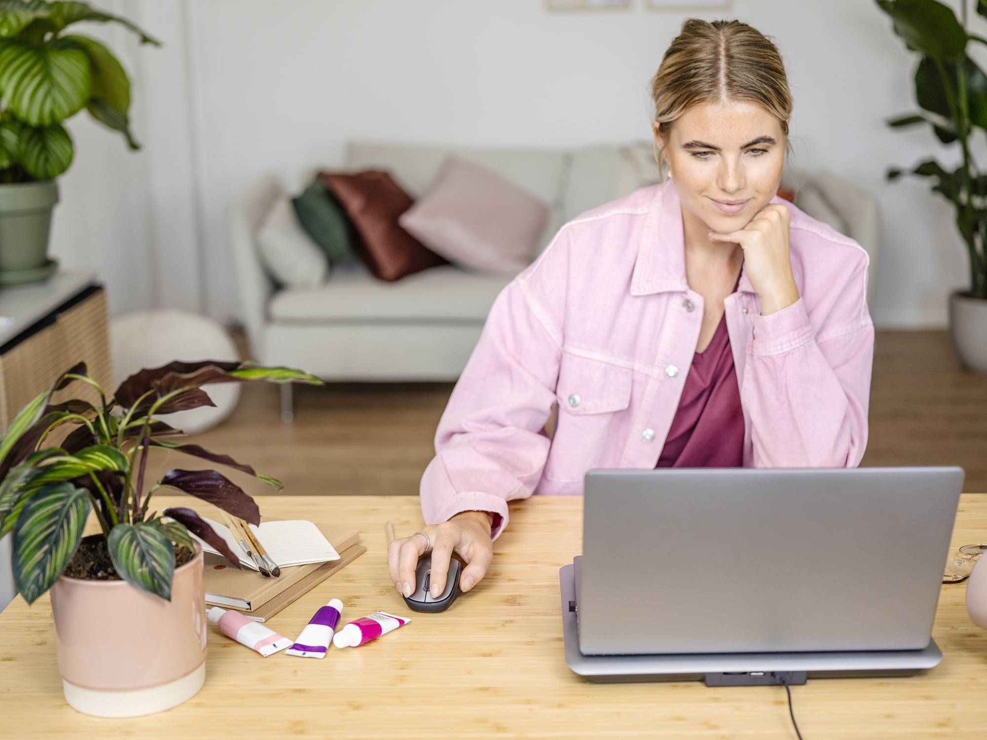 Trust YVI+ Eco Maus Funk Optisch Schwarz 4 Tasten 800 dpi, 1600 dpi