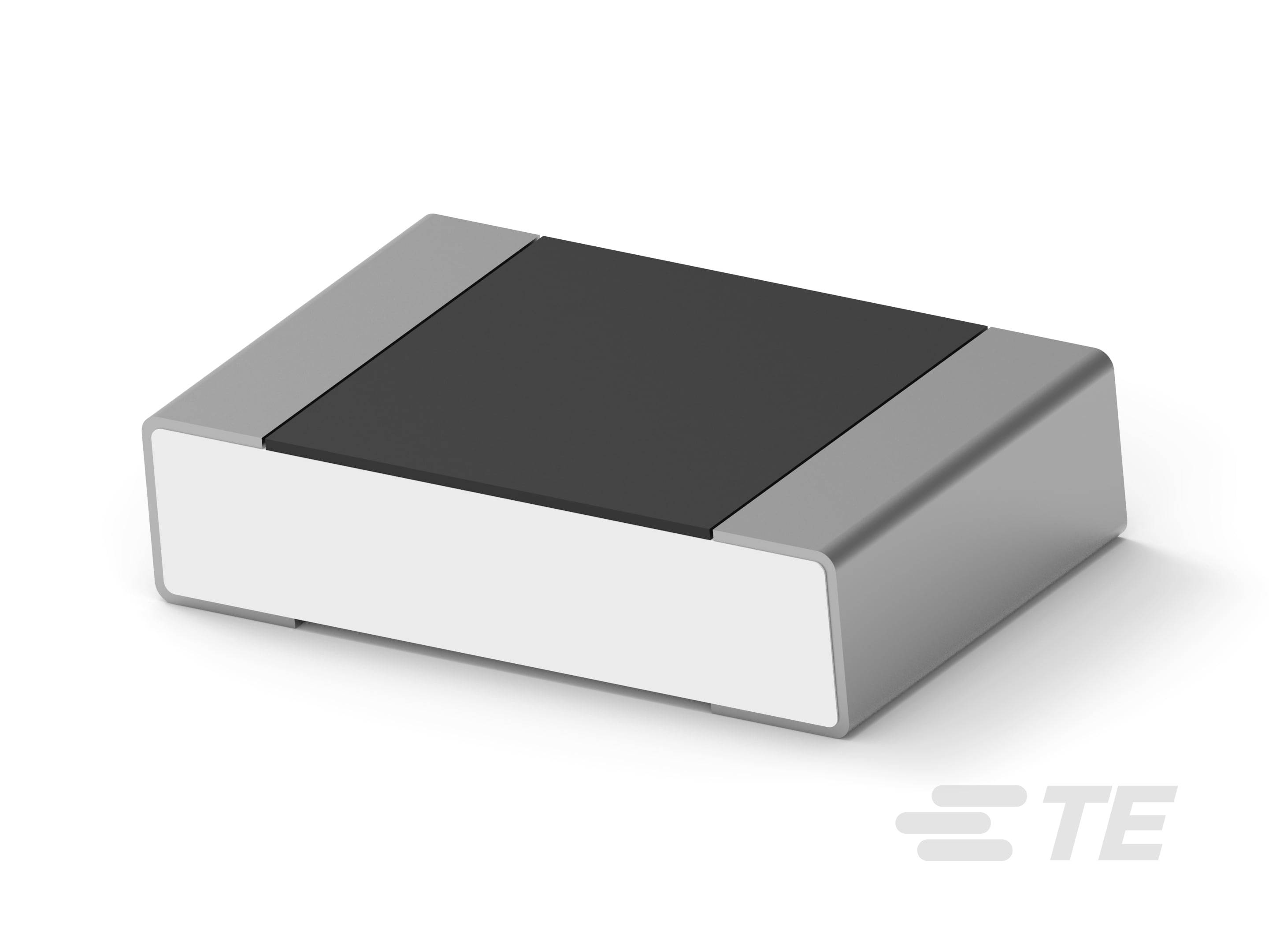 Ein rechteckiges, zweifarbiges elektronisches Gerät mit einem schwarzen Oberteil und einem silbernen Gehäuse.