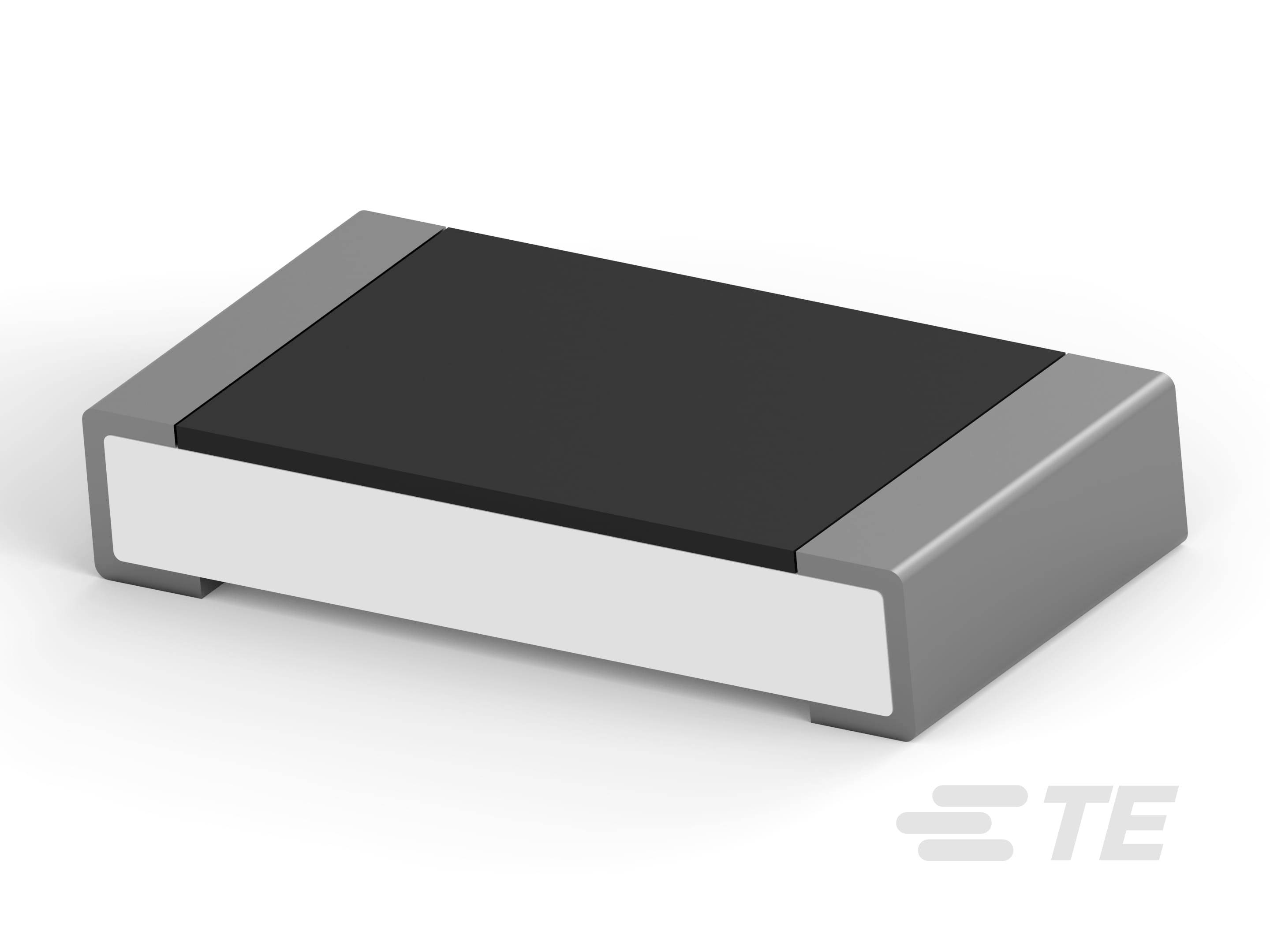 Ein rechteckiges elektronisches Bauelement mit silbernem Rand und schwarzer Oberseite, auf dem Schaltkreise montiert werden können.