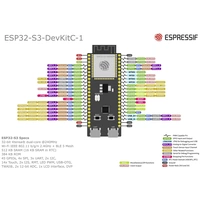 Espressif ESP32-S3-DevKitC-1-N8R8 Entwicklungsboard Espressif ESP32-S3-DevKitC-1-N8R8 Entwicklungsboard