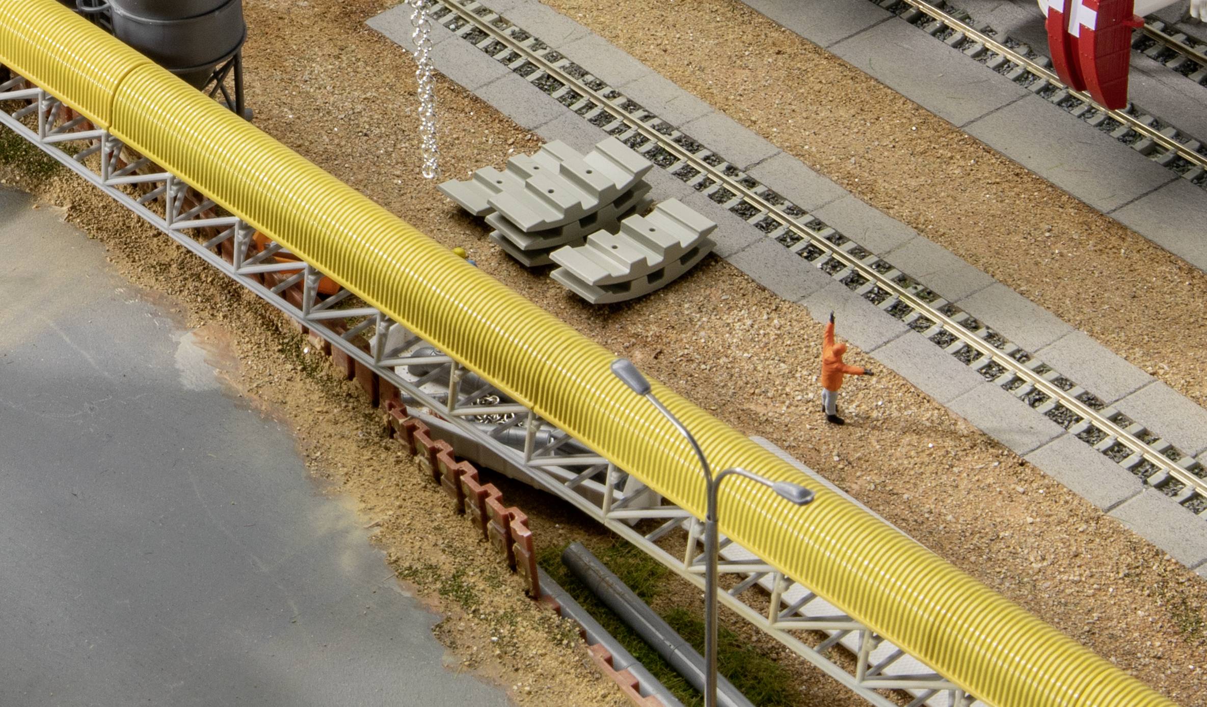 Faller 130165 H0 Förderband mit Abdeckhaube