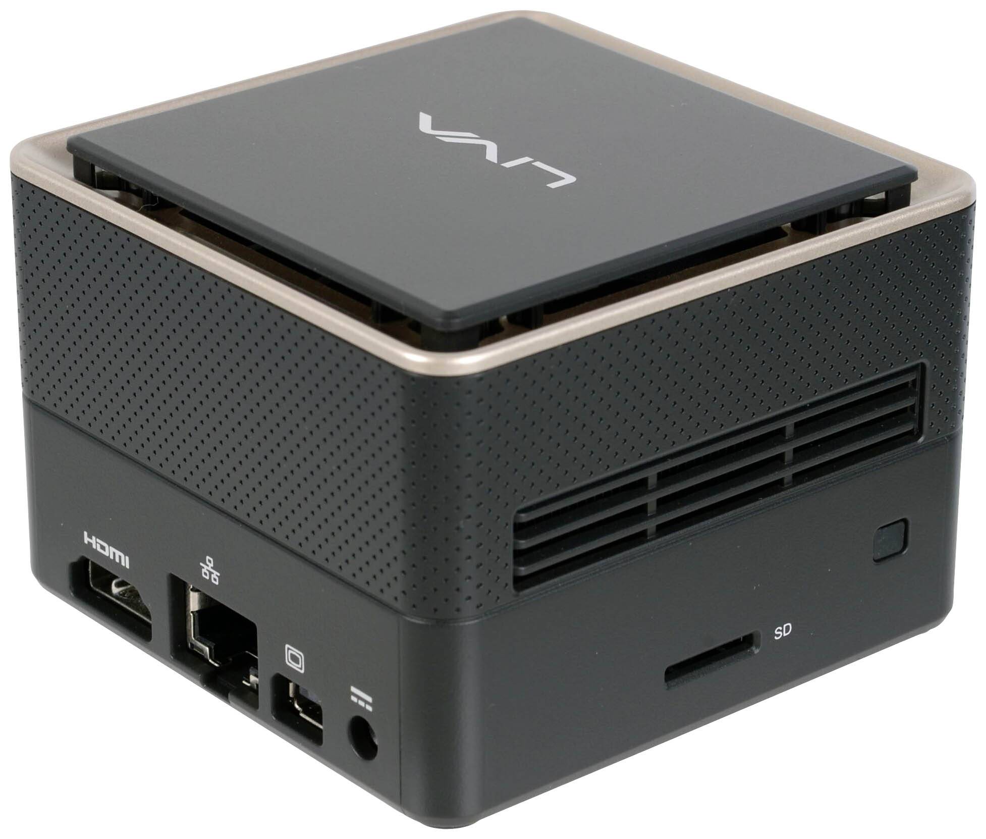 ECS Elitegroup Mini PC LIVA Q3 Plus AMD Ryzen Embedded R1505G 3.3 GHz 4 GB RAM 64 GB HDD 95-677-MZ6A05