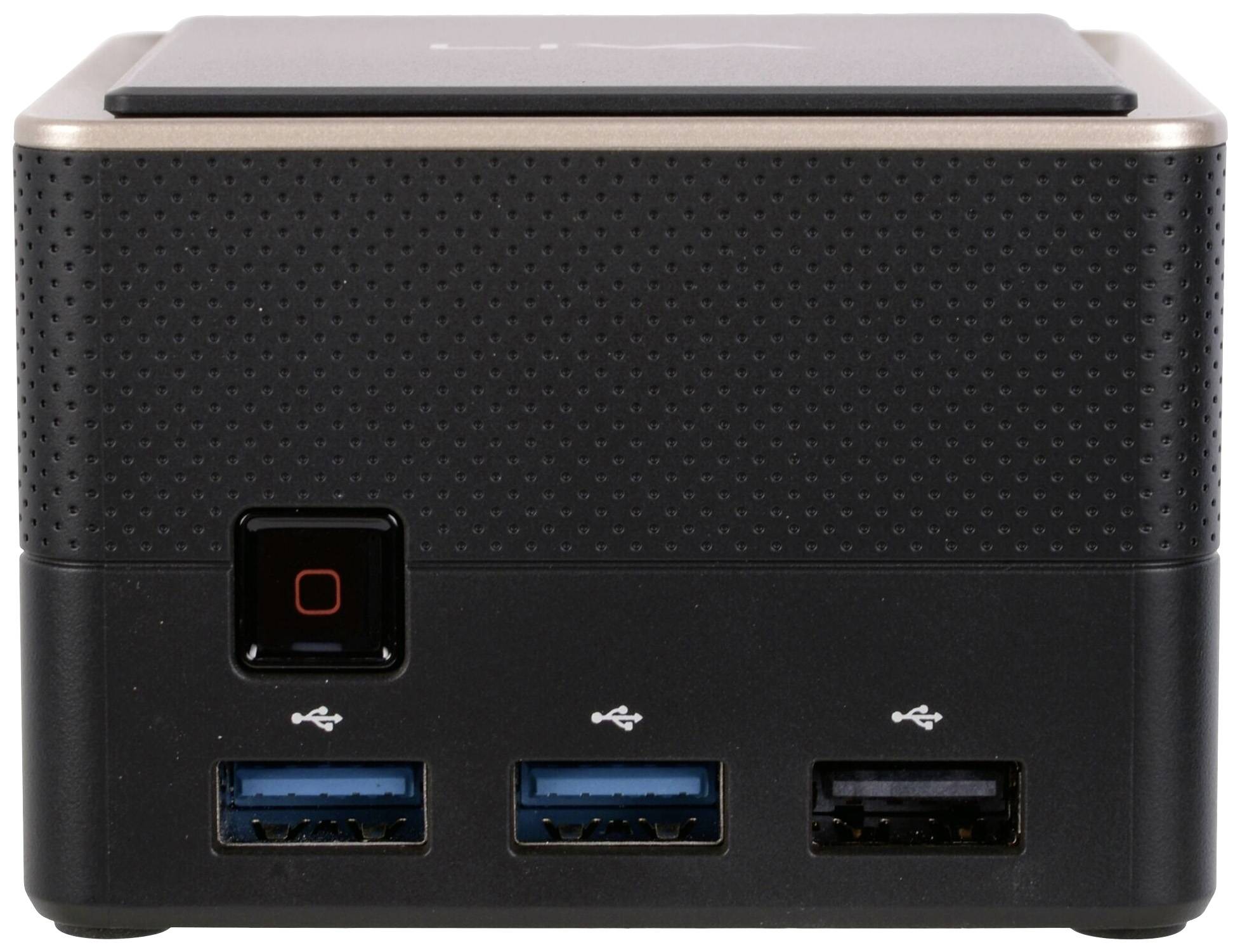 ECS Elitegroup Mini PC LIVA Q3 Plus AMD Ryzen Embedded R1505G 3.3 GHz 4 GB RAM 64 GB HDD 95-677-MZ6A05