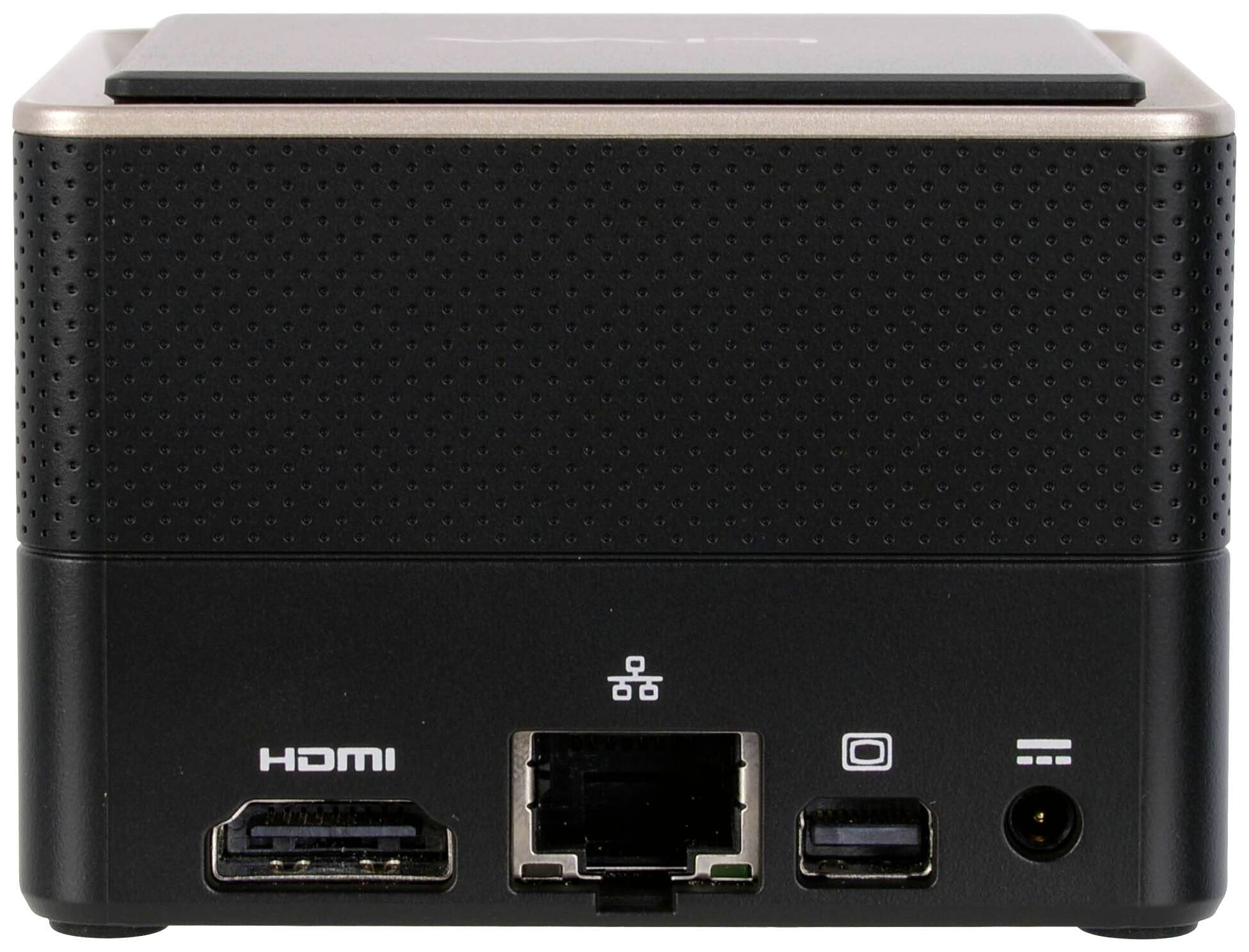 ECS Elitegroup Mini PC LIVA Q3 Plus AMD Ryzen Embedded R1505G 3.3 GHz 4 GB RAM 64 GB HDD 95-677-MZ6A05