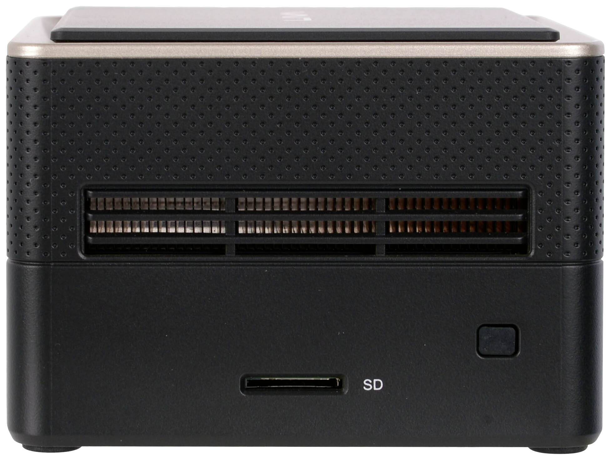 ECS Elitegroup Mini PC LIVA Q3 Plus AMD Ryzen Embedded R1505G 3.3 GHz 4 GB RAM 64 GB HDD 95-677-MZ6A05