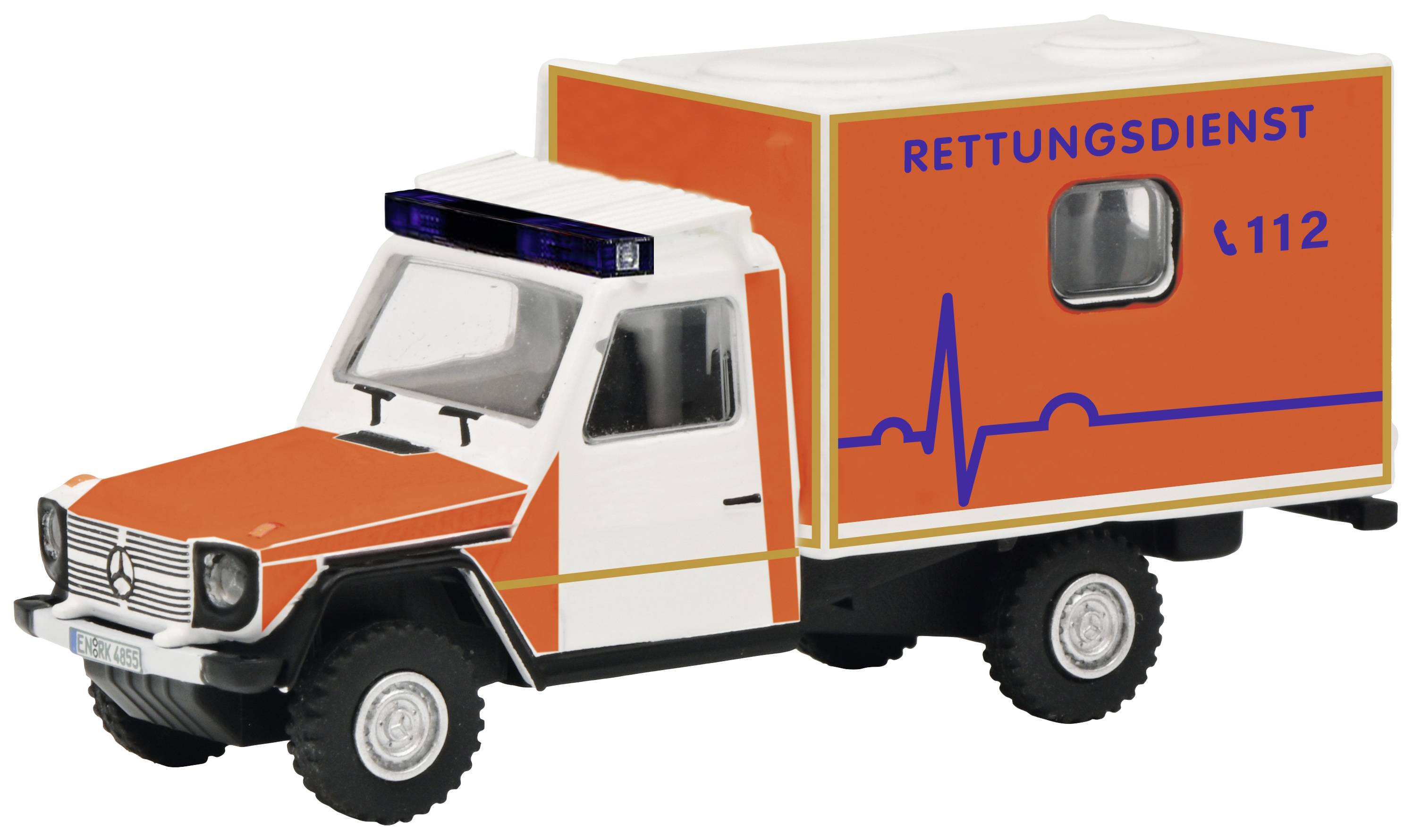 Schuco 452674300 H0 Einsatzfahrzeug Modell Mercedes Benz G Rot Kreuz