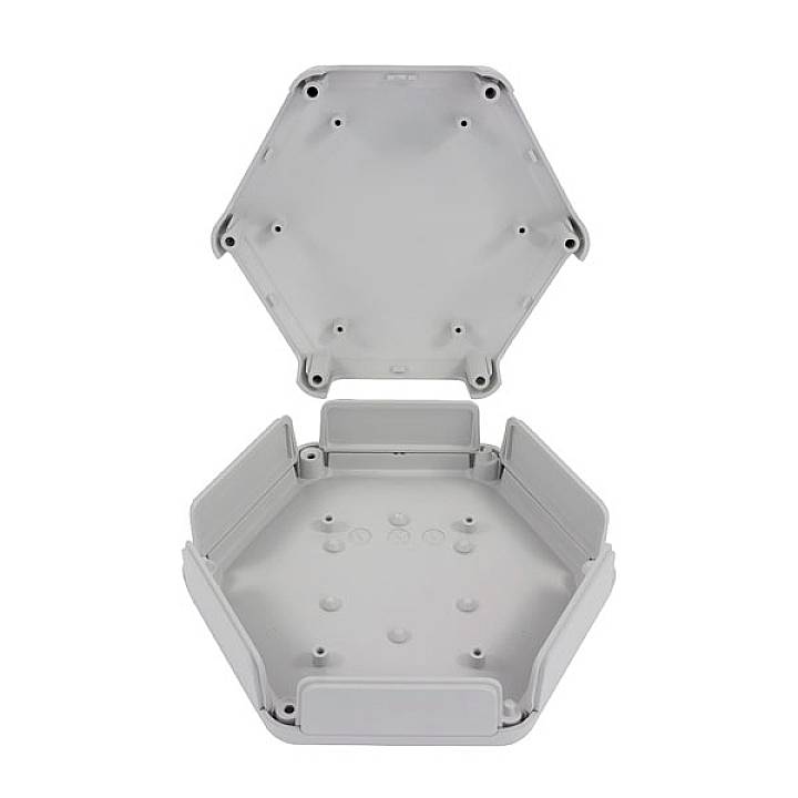 Camdenboss CBHEX1-60-GY Universal-Gehäuse 146 x 130 x 45 ABS Kunststoff Grau 25St.