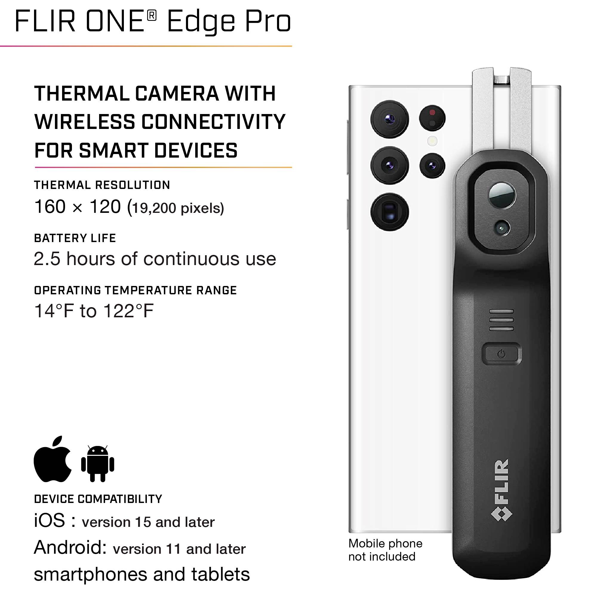 FLIR EDGE PRO Wärmebildkamera -20 bis +400°C 160 x 120 Pixel 8.7Hz