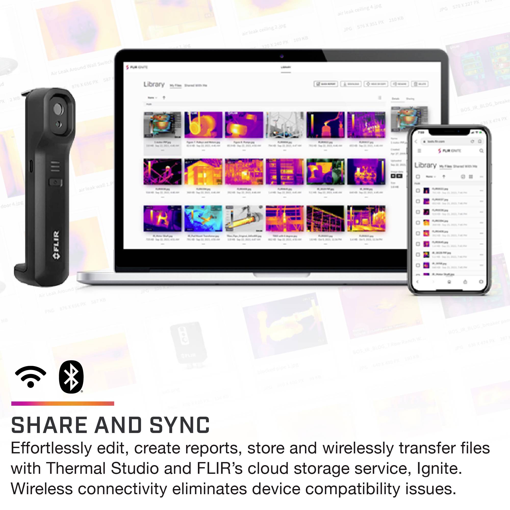 FLIR EDGE PRO Wärmebildkamera -20 bis +400°C 160 x 120 Pixel 8.7Hz