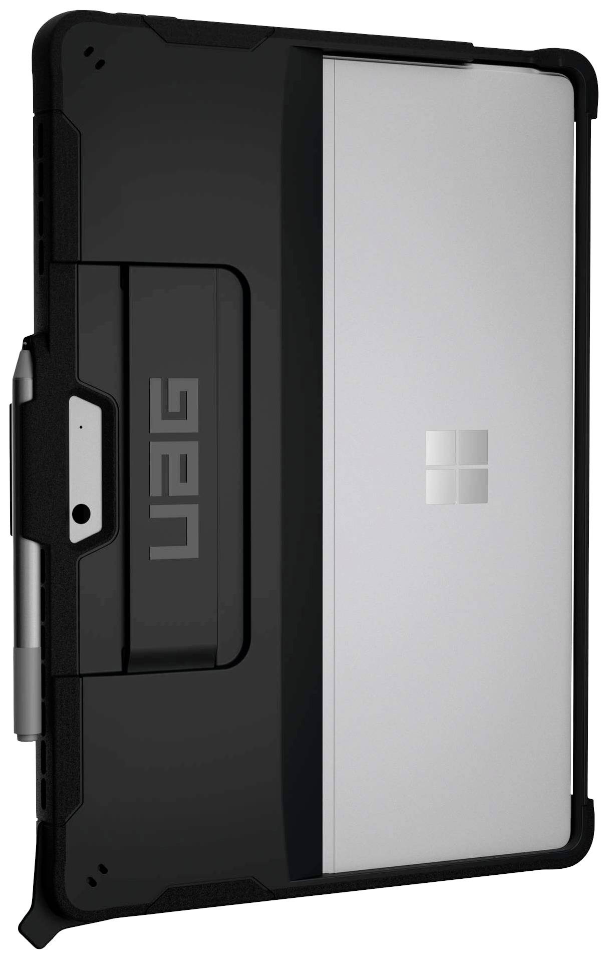 Urban Armor Gear Scout Handstrap Case Tablet-Cover Microsoft Surface Pro 9, Surface Pro 10 33cm (13") Book Cover Schwarz