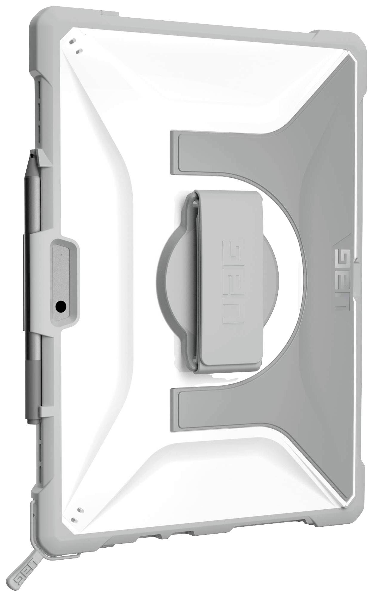 Urban Armor Gear Healthcare Handstrap Case Tablet-Cover Microsoft Surface Pro 9, Surface Pro 10 33cm (13") Back Cover Grau