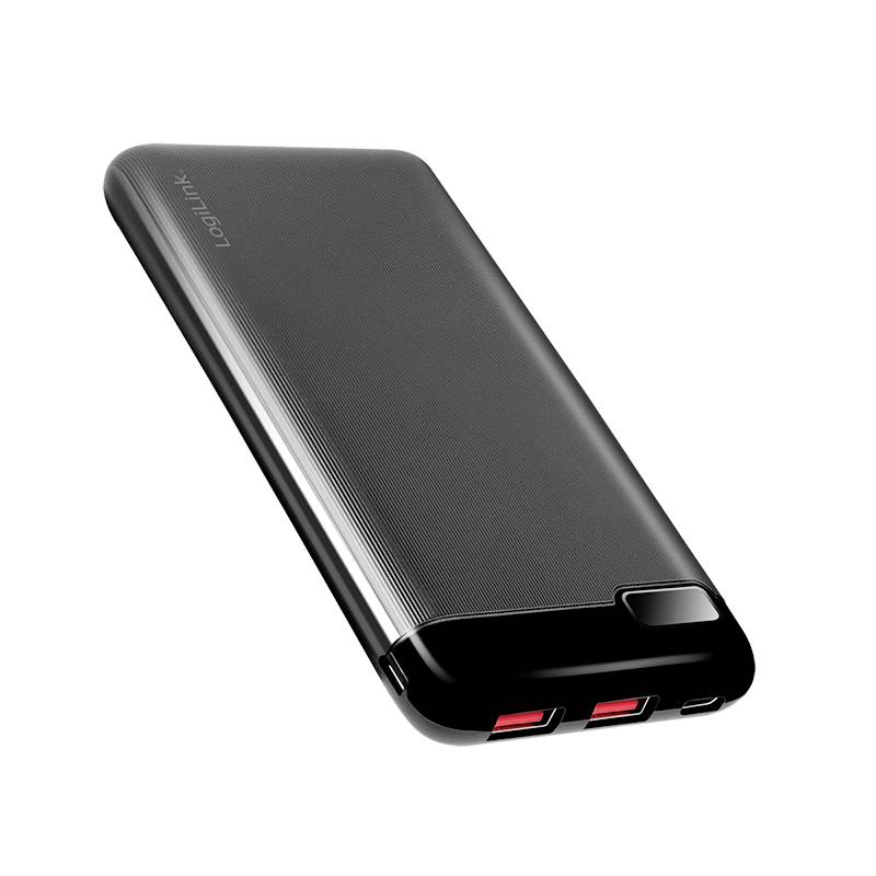 LogiLink PA0286 Powerbank 10000 mAh LiPo Schwarz