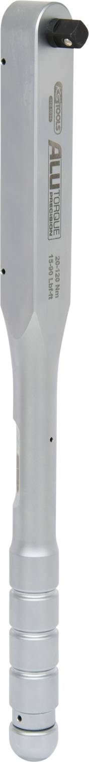 Ein silbernes, metallisches Gerät mit Gravur 'ALLTITUDE'. Es hat ein zylindrisches Griffstück und ist etwa fußlang.