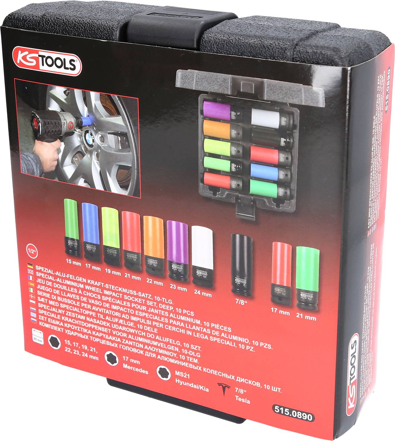 KS Tools 515.0890 Stecknuss-Set 515.0890