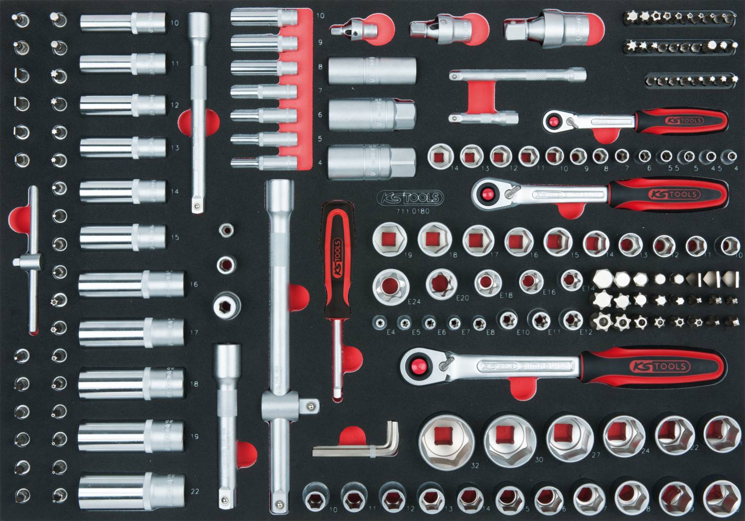 KS Tools 711.0180 Steckschlüsselsatz 711.0180