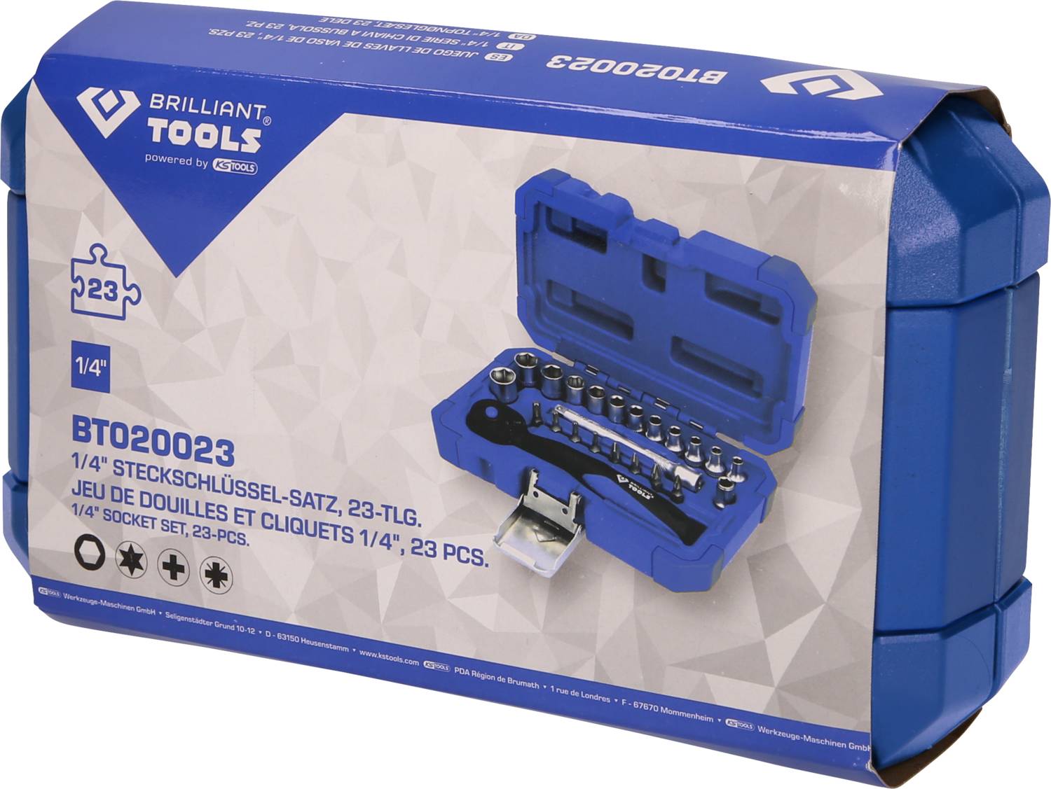Brilliant Tools BT020023 Steckschlüsselsatz BT020023
