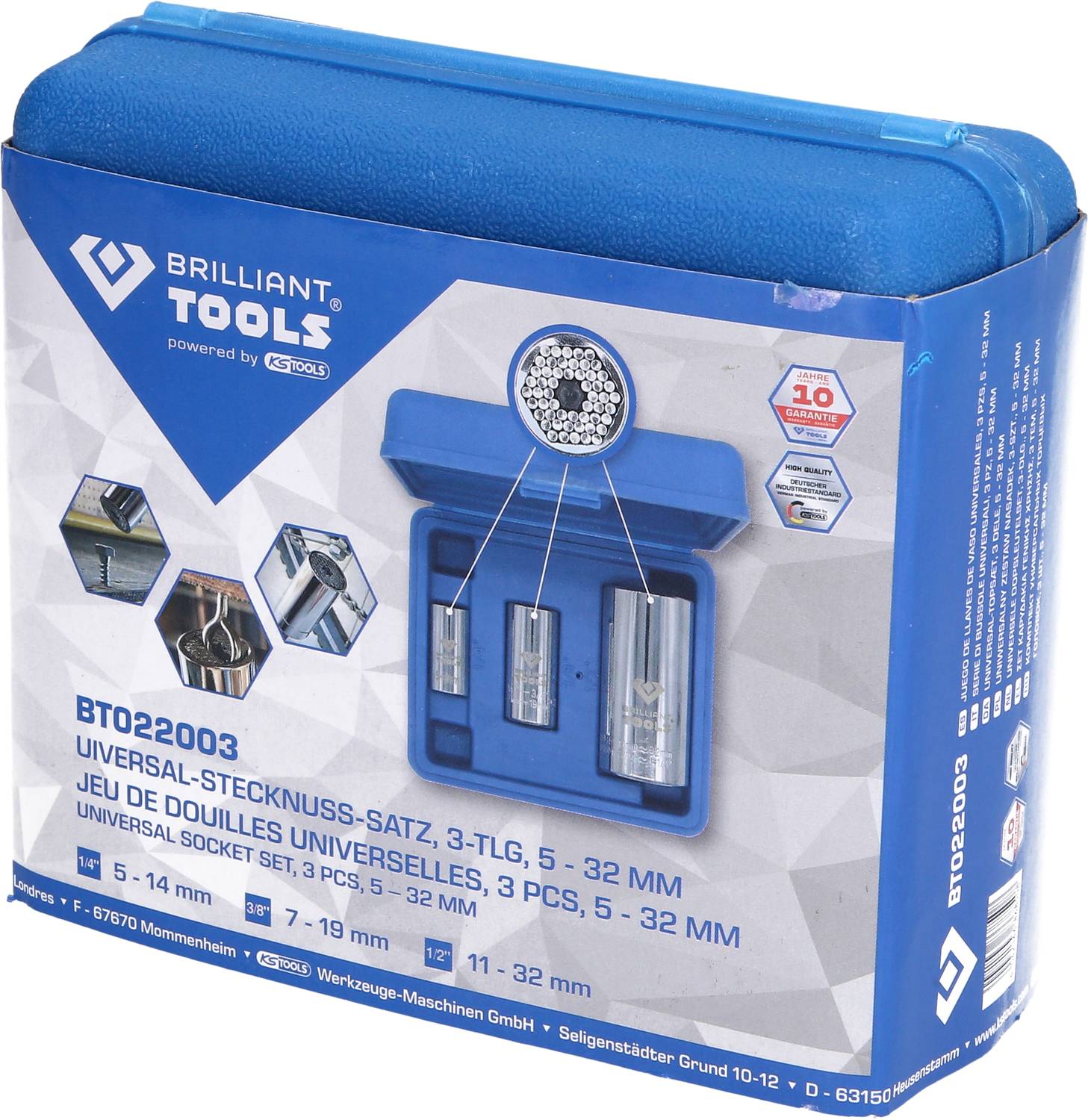 Brilliant Tools BT022003 Stecknuss-Set BT022003