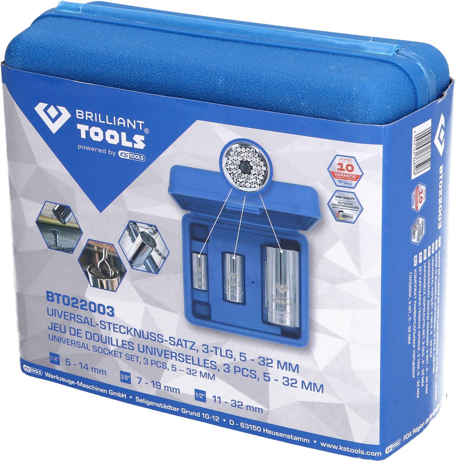 Brilliant Tools BT022003 Stecknuss-Set BT022003