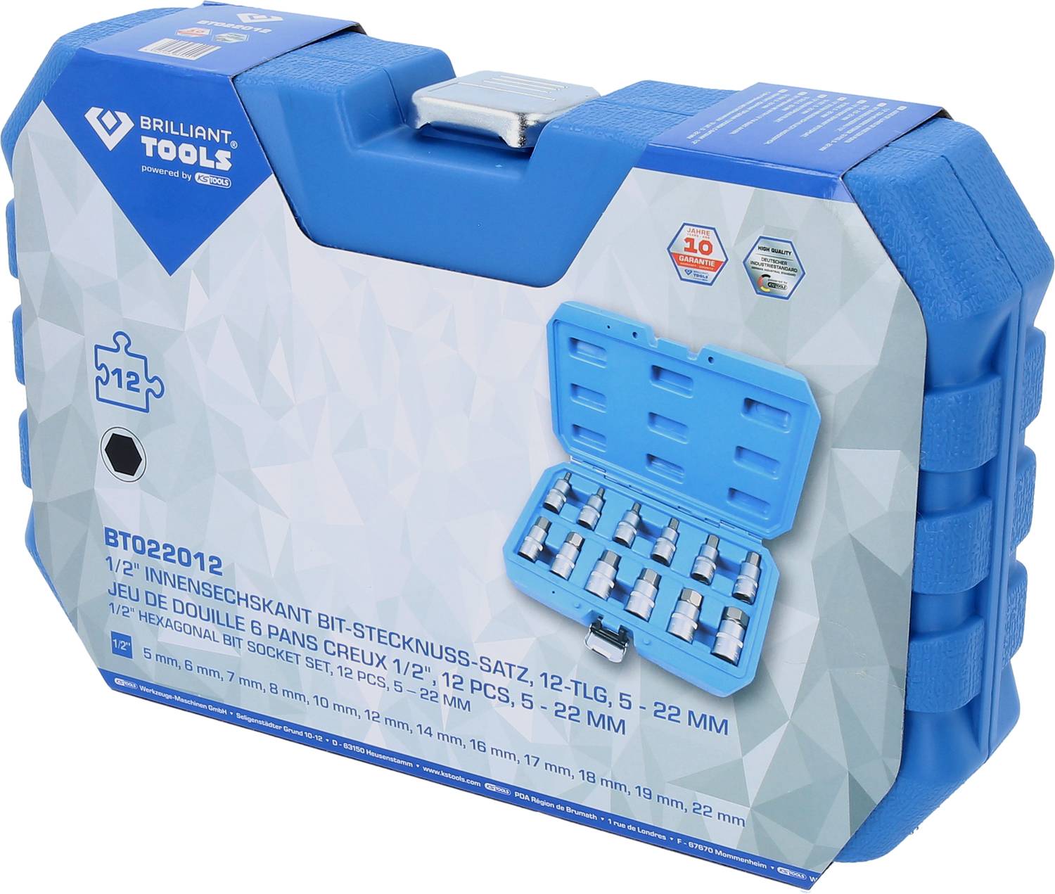 Brilliant Tools BT022012 Stecknuss-Set BT022012