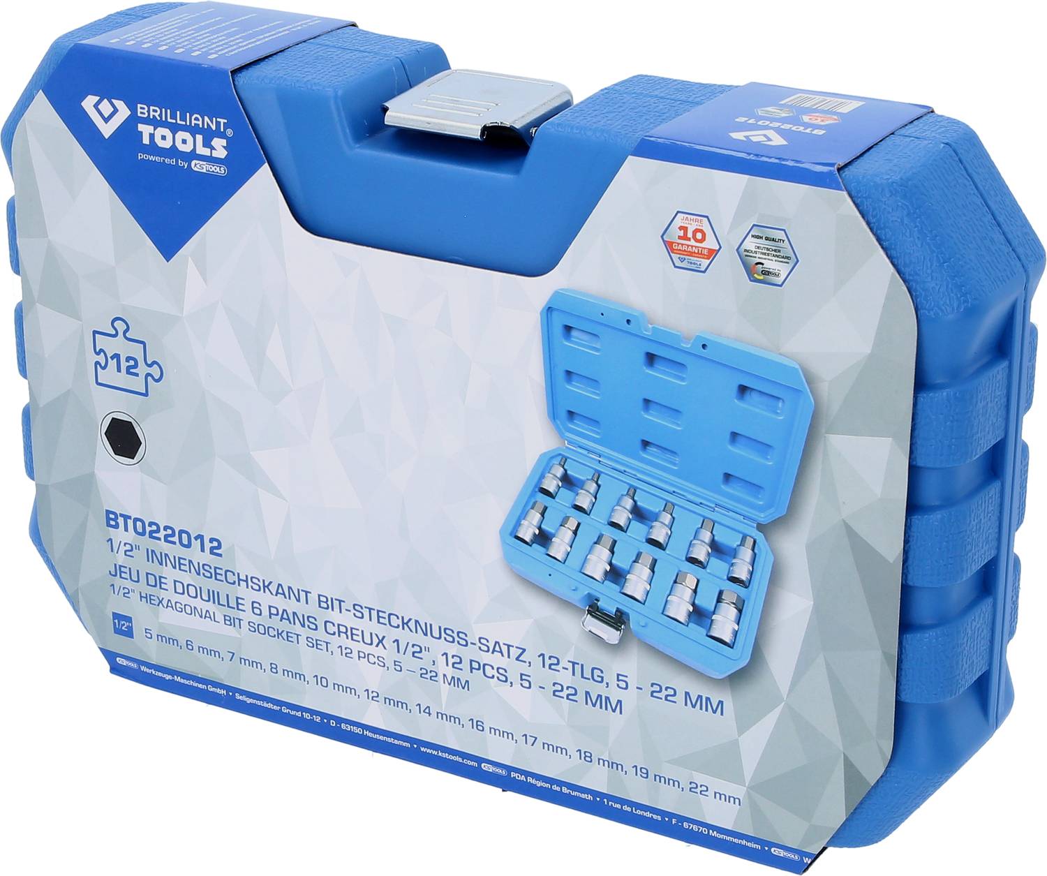 Brilliant Tools BT022012 Stecknuss-Set BT022012