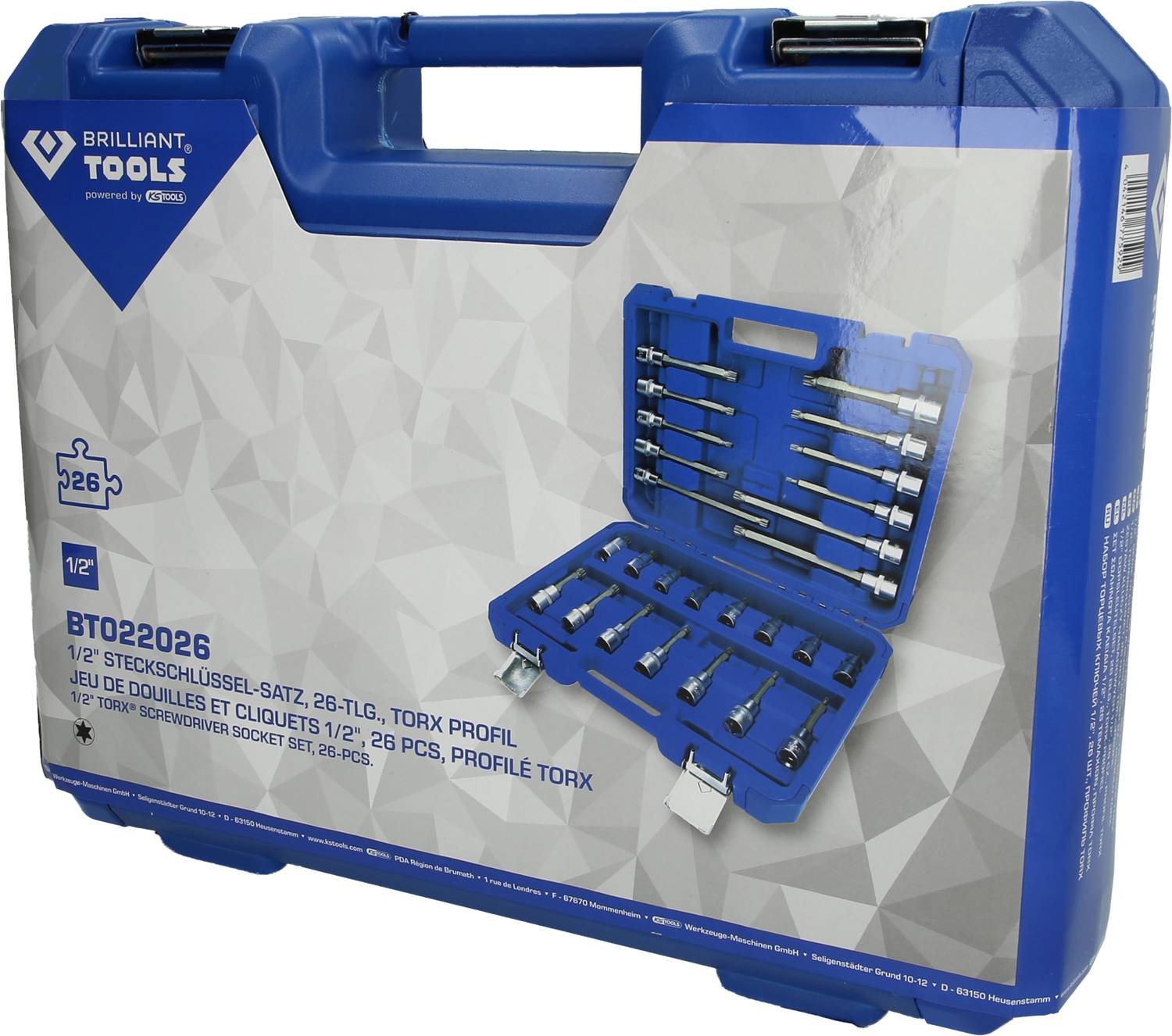 Brilliant Tools BT022026 Stecknuss-Set BT022026