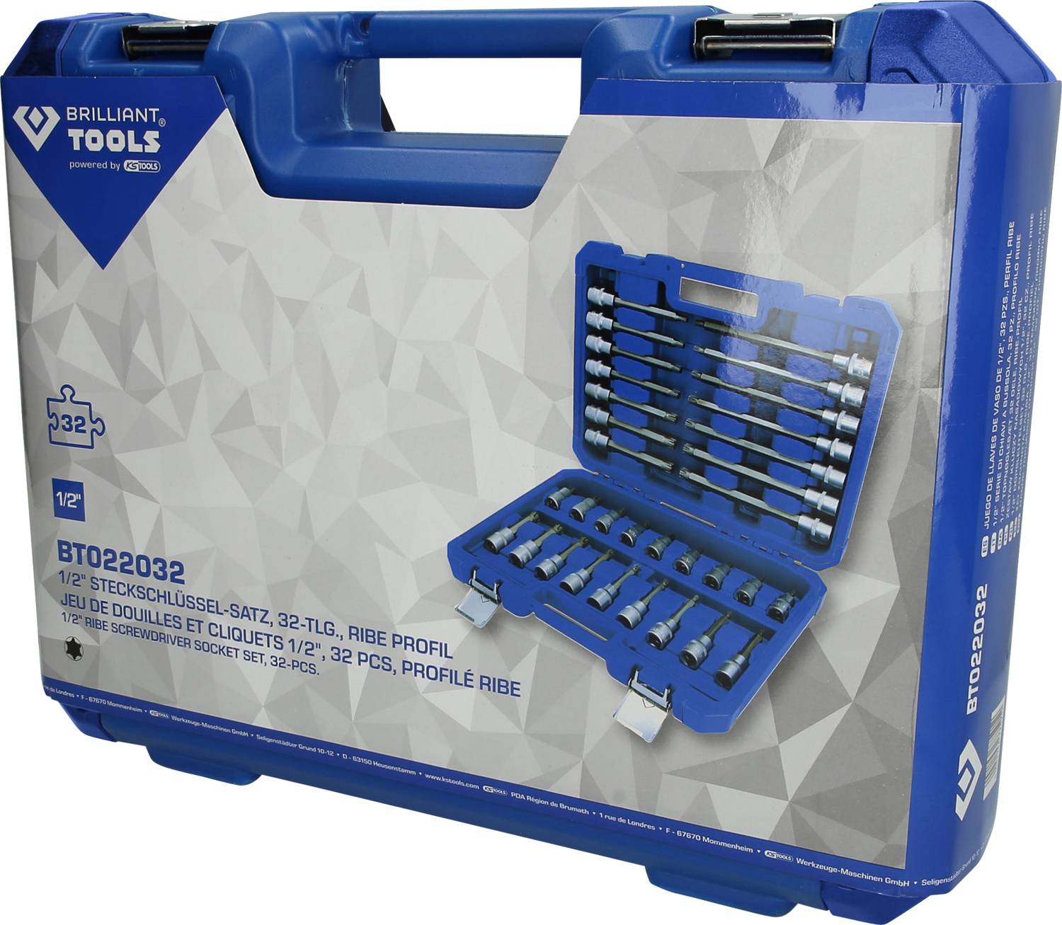 Brilliant Tools BT022032 Stecknuss-Set BT022032