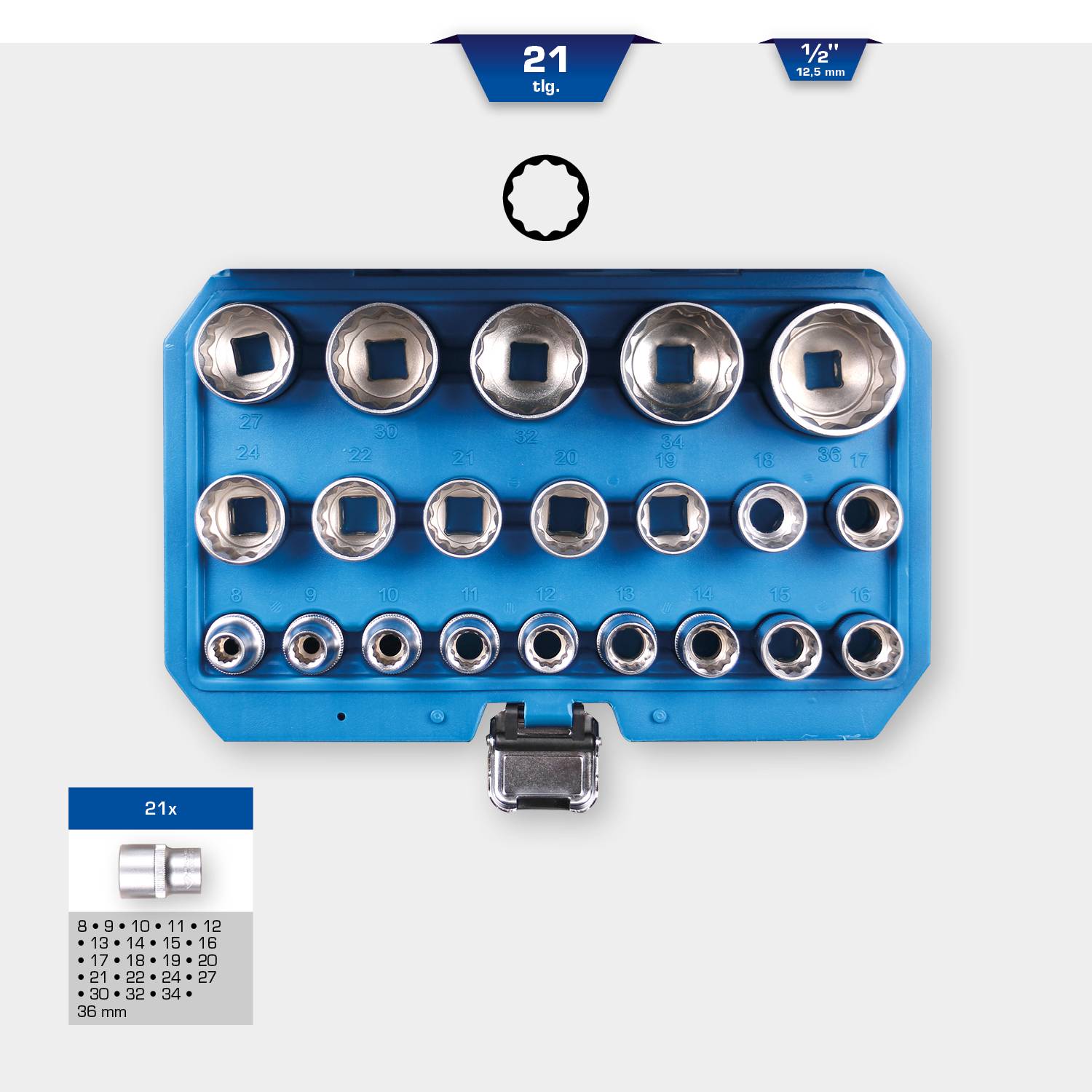 Brilliant Tools BT022405 Steckschlüsselsatz BT022405