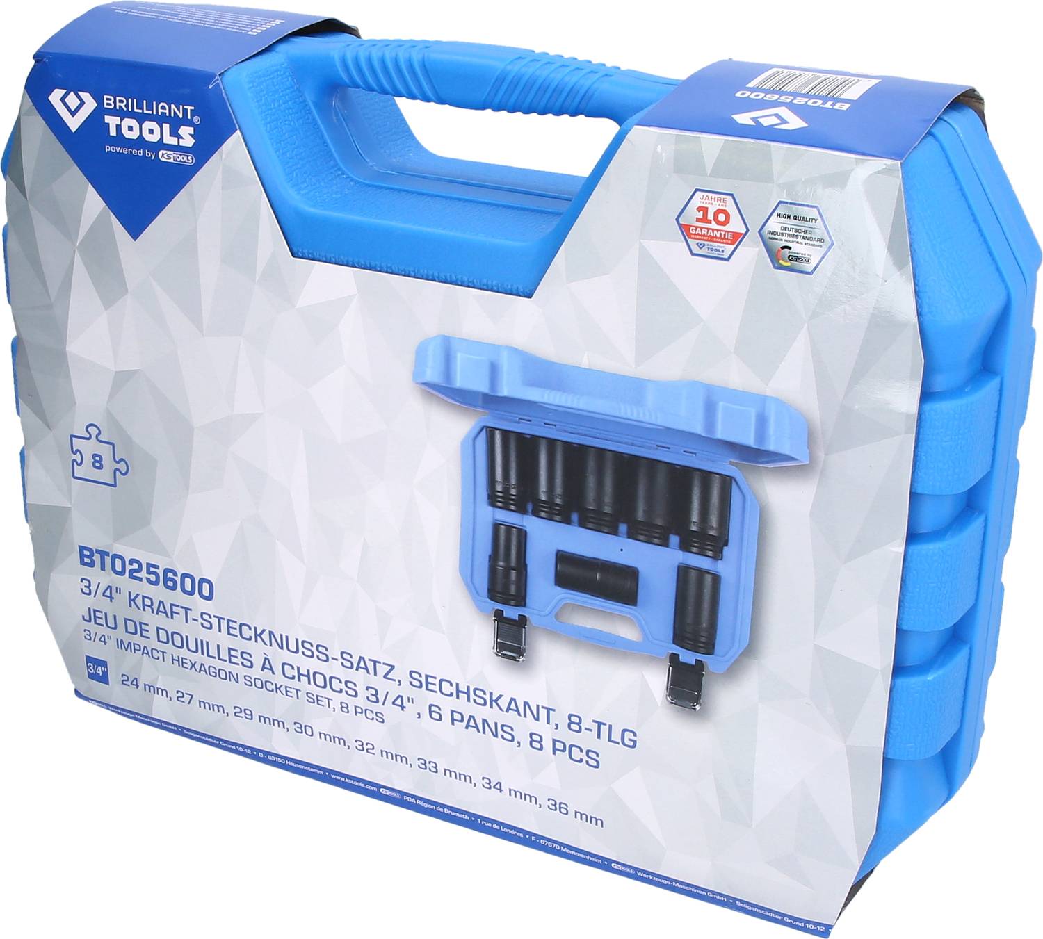 Brilliant Tools BT025600 Stecknuss-Set BT025600