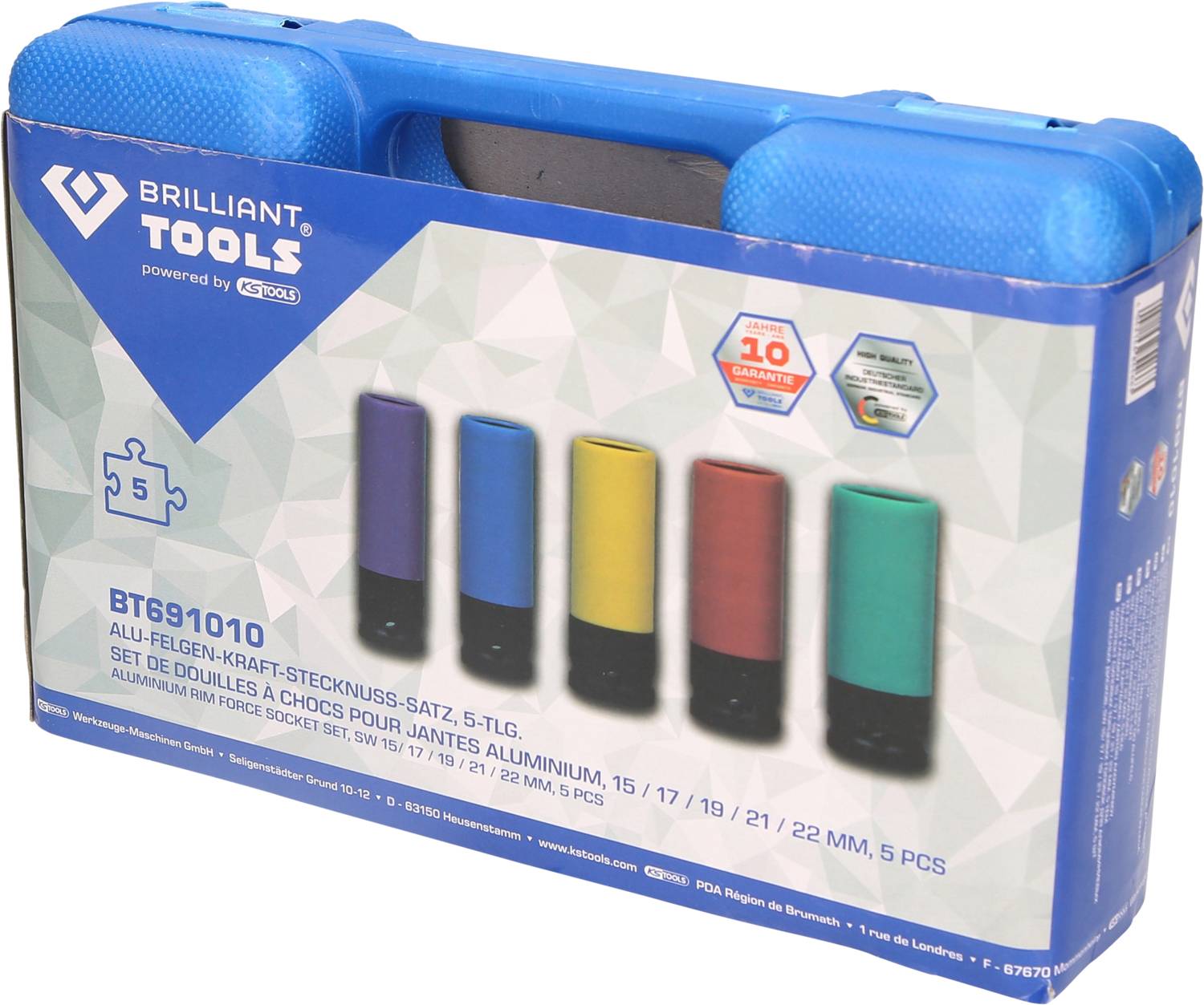 Brilliant Tools BT691010 Stecknuss-Set BT691010