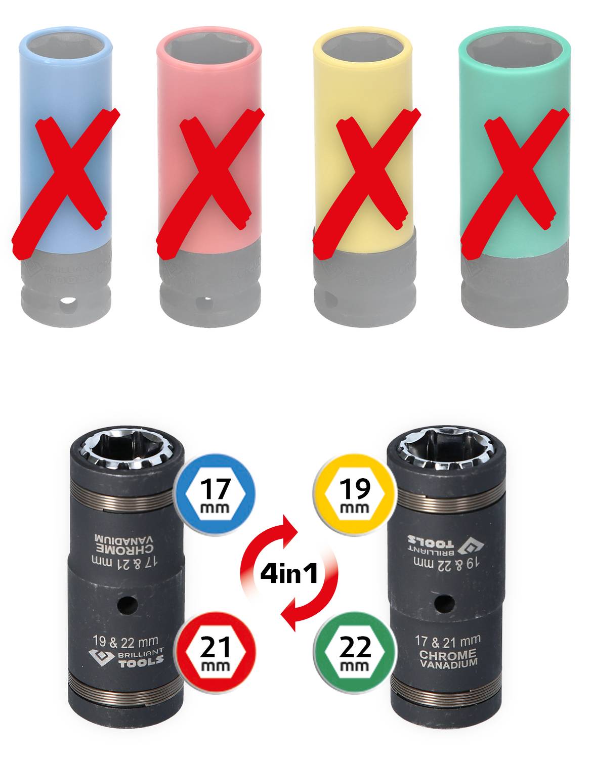 Brilliant Tools BT691011 Stecknuss-Set BT691011