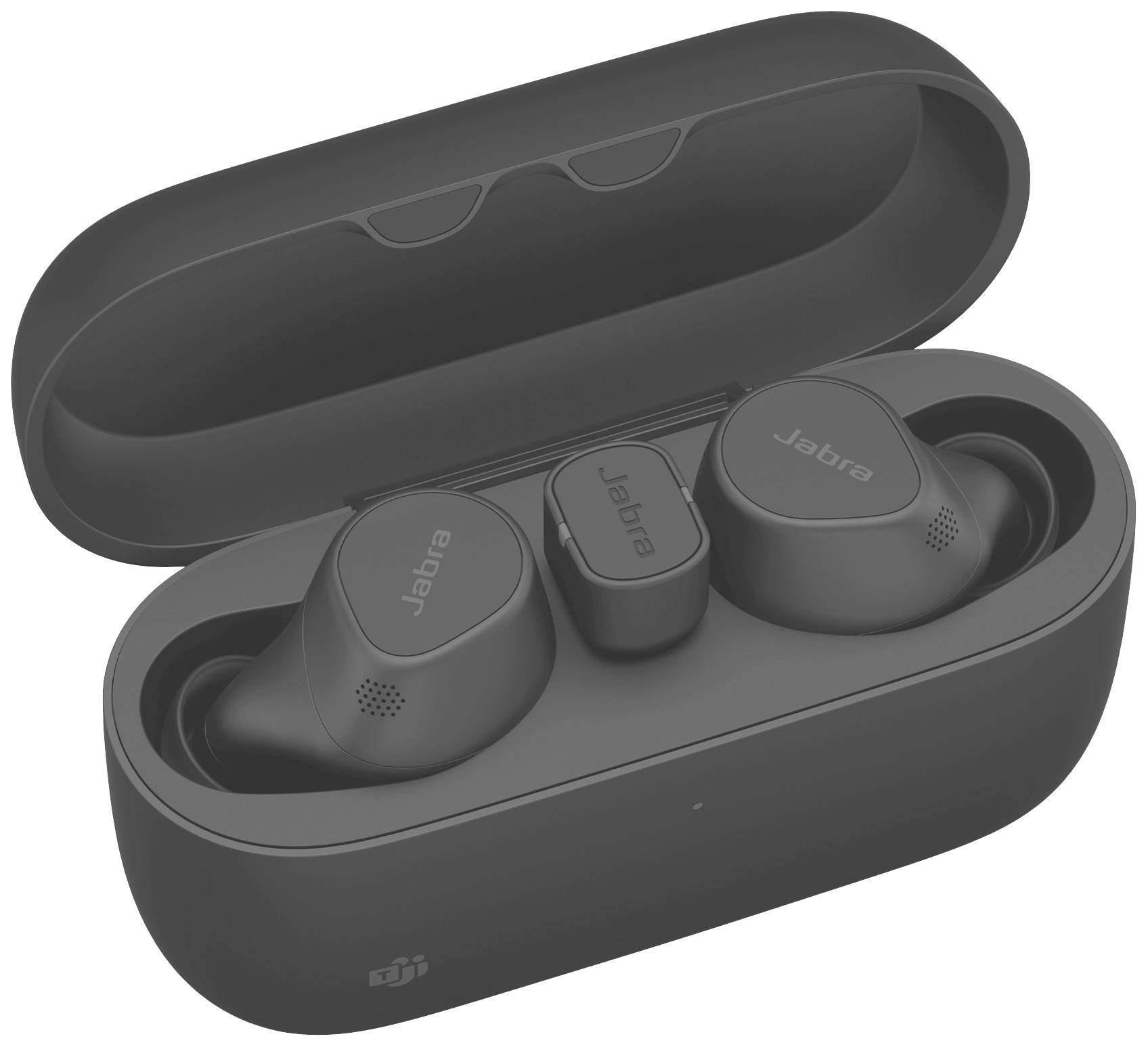 Jabra Evolve2 Buds In Ear Kopfhörer Bluetooth® Stereo Schwarz Mikrofon-Rauschunterdrückung, Noise Cancelling Ladecase
