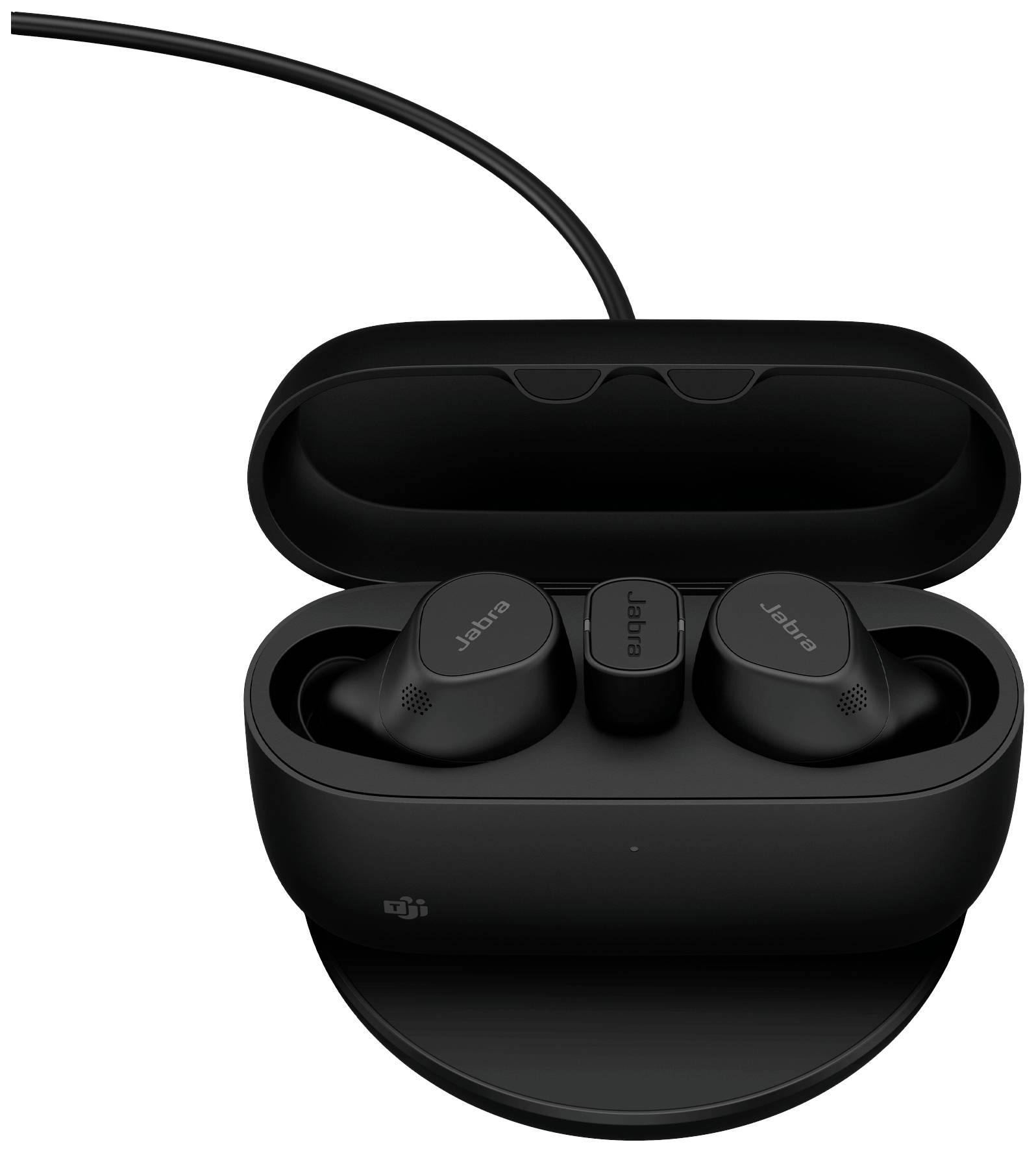 Jabra Evolve2 Buds In Ear Kopfhörer Bluetooth® Stereo Schwarz Mikrofon-Rauschunterdrückung, Noise