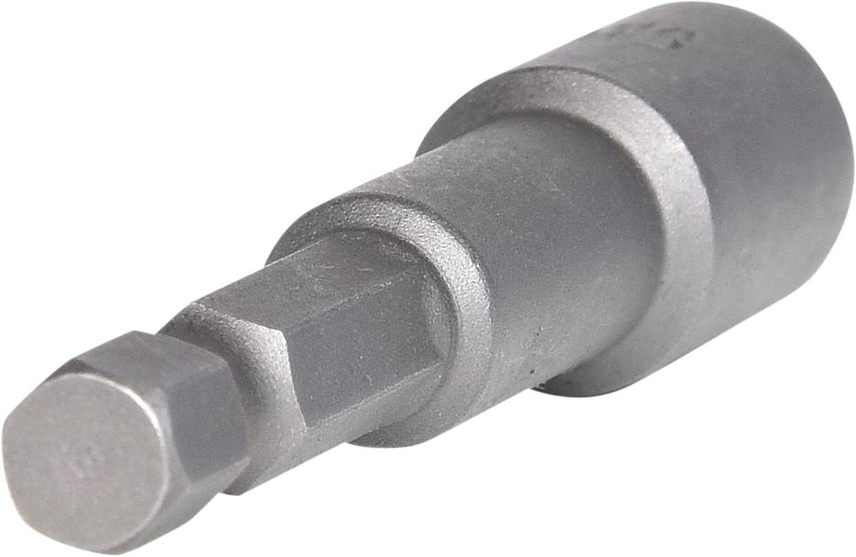 Grauer Magnet-Bithalter aus Metall für Schraubendreher mit hexagonalem Schaft.