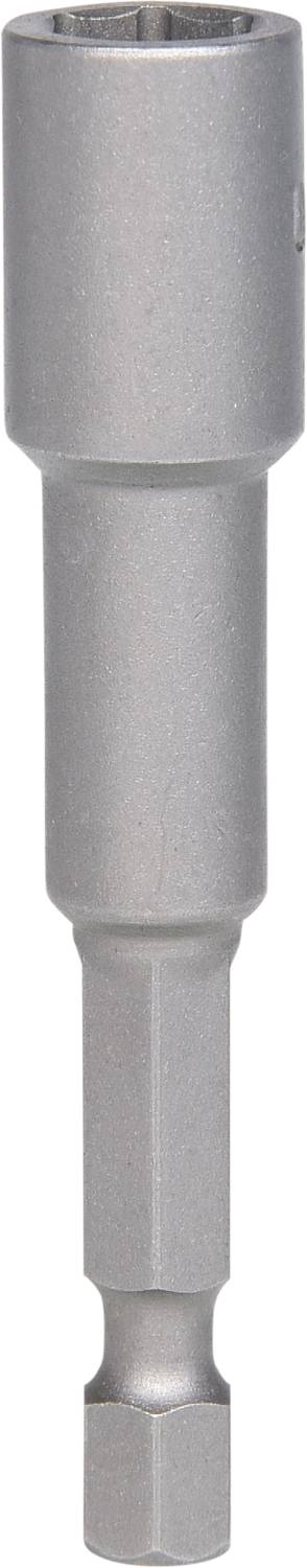 Sechskant-Schraubendreheraufsatz aus Metall, zylindrische Form, geeignet für Schraubarbeiten.
