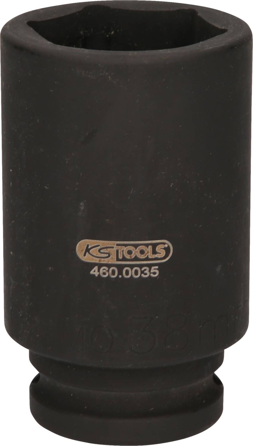 'KS Tools' Stecknuss, schwarz, mit 10 mm Innendurchmesser.