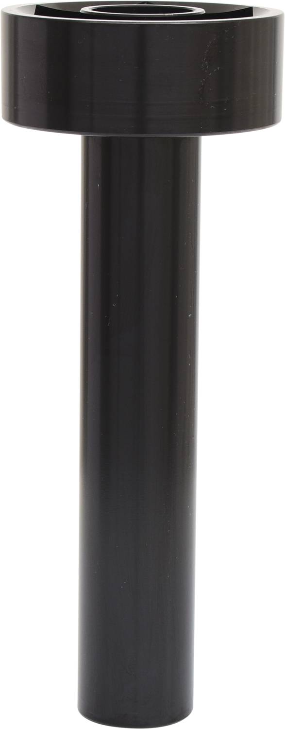 Ein langer, schwarzer Metallbolzen mit einem breiten, flachen Kopf oben.