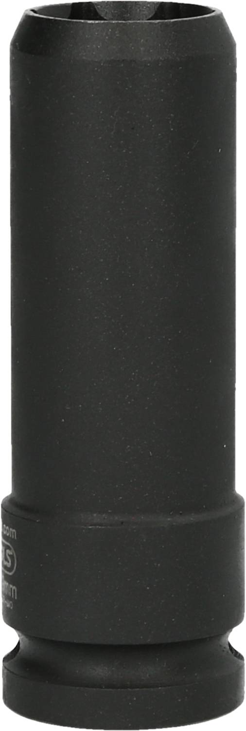 Schwarzer Zylinder mit glatter Oberfläche, kleiner Sockel und keine sichtbaren Markierungen.