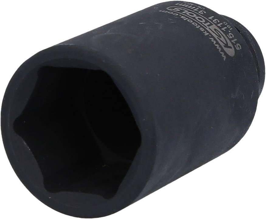 'Schwarze Sechskant-Stecknuss mit der Aufschrift 