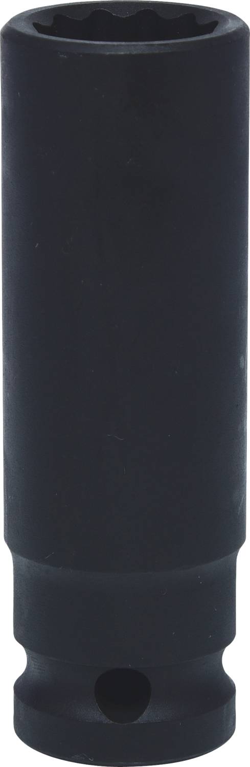 Ein schwarzer Steckschlüsseleinsatz ist abgebildet.