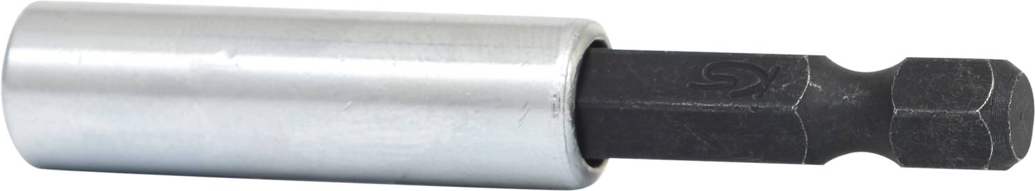 Zylinderförmiger Magnet mit schwarzer Sechskantschaft, häufig bei Bohrmaschinen und Schraubendrehern verwendet.