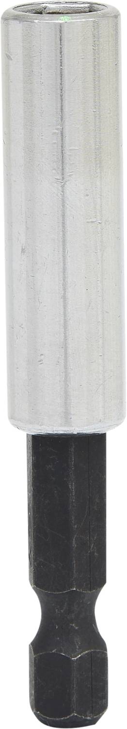 Metallener magnetischer Bithalter mit sechseckigem Schaft, geeignet für Bohrer oder Schraubendreher.