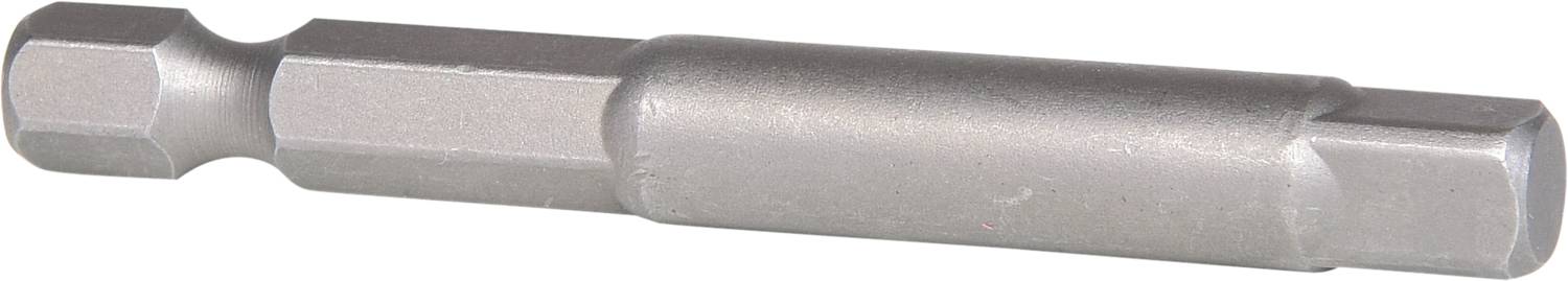 Ein metallischer Sechskant-Bit, der hauptsächlich in Werkzeugen wie Akkuschraubern zum Festziehen von Schrauben verwendet wird.