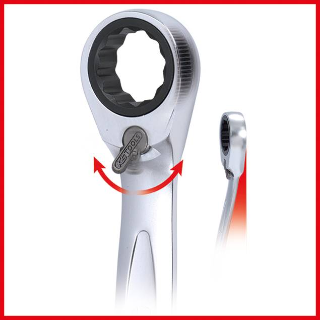 KS Tools 503.4955 503.4955 Ring-Maulschlüssel-Satz Schlüsselweite (Metrisch) 8 - 19 mm