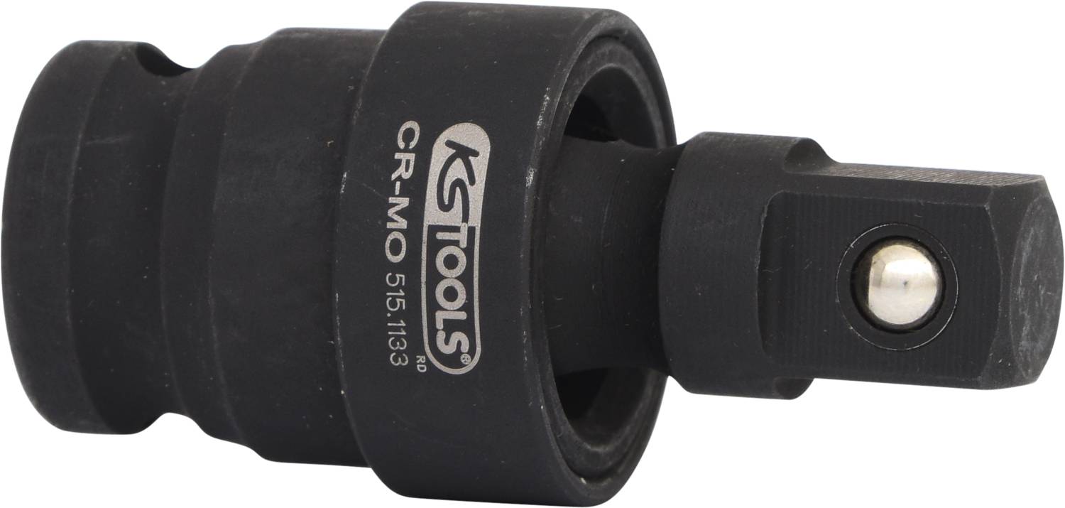 Satz Werkzeugnuss CR-MO 515.1133, produziert von KS Tools, aus schwarzem Metall, mit sechseckiger Form und glatter Oberfläche.