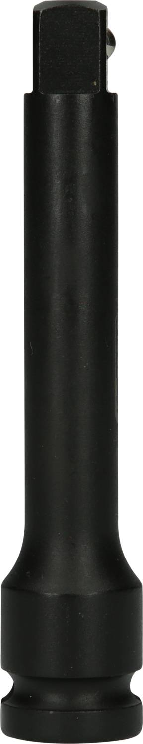Schwarzes, zylindrisches Metallwerkzeug mit erweiterter Spitze, typischerweise als Verlängerung oder Adapter in mechanischen Anwendungen verwendet.