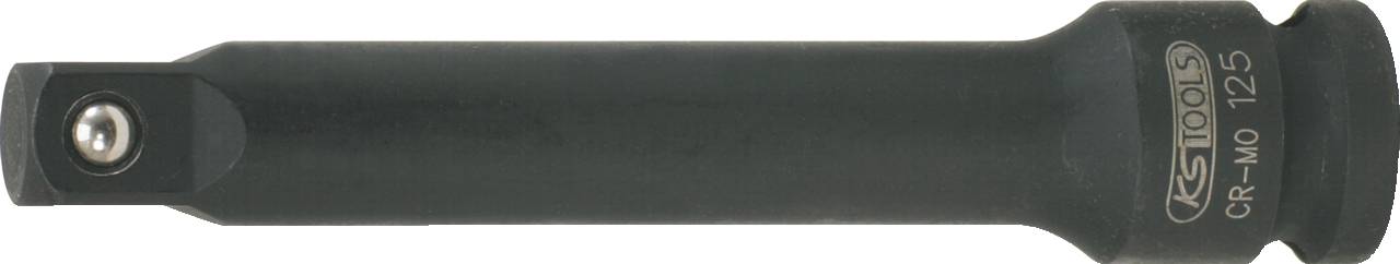 Ein schwarzer Verlängerungsstift mit der Aufschrift 'KS Tools CR-MO 125', möglicherweise ein Werkzeugteil.